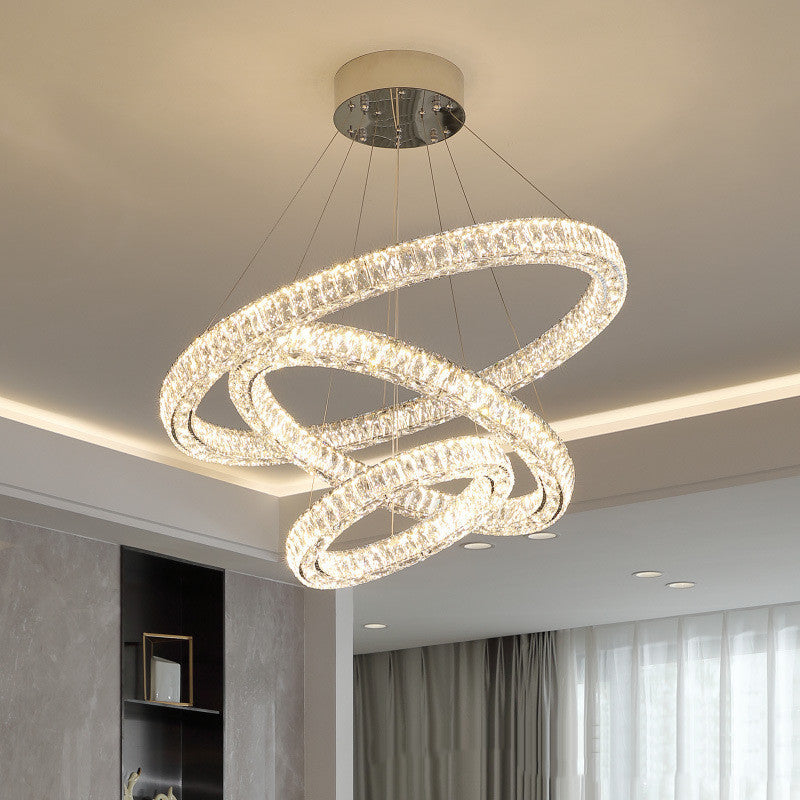 Light Luxury Crystal Chandelier Living Room - OSC