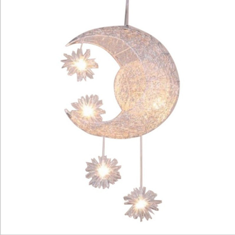 Aluminum Star & Moon Chandelier - OSC