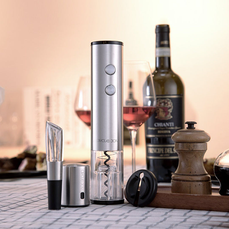 Electric Stainless Steel Wine Opener Set - OSC