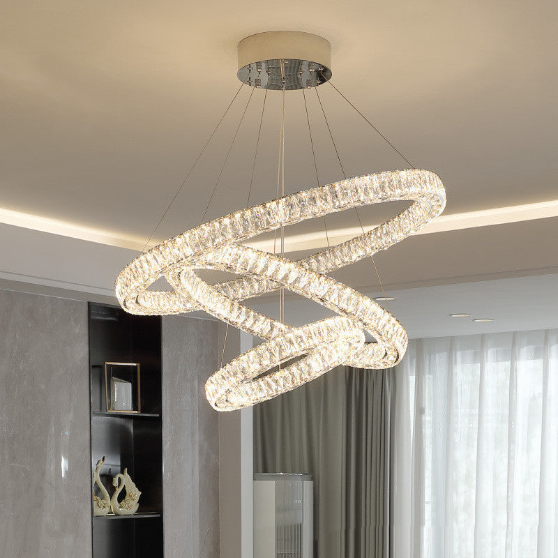 Light Luxury Crystal Chandelier Living Room - OSC