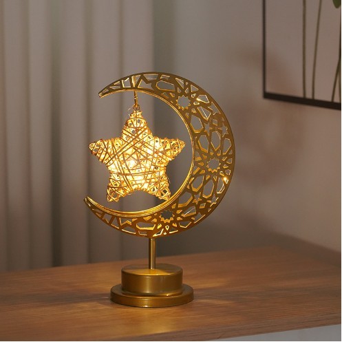 Creative Iron Moon LED Modeling Lamp - OSC