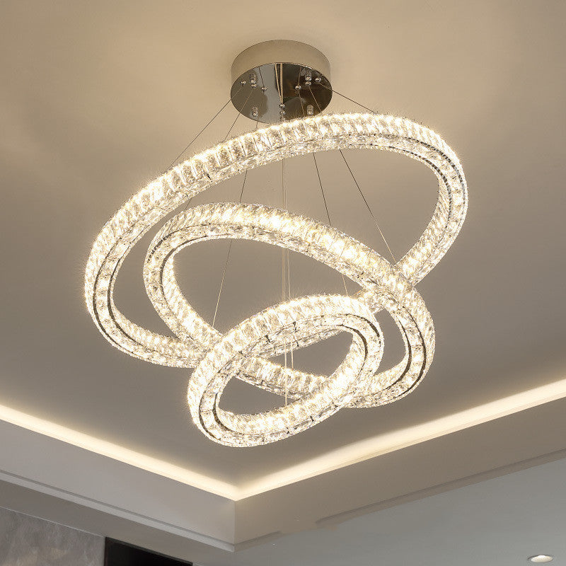 Light Luxury Crystal Chandelier Living Room - OSC