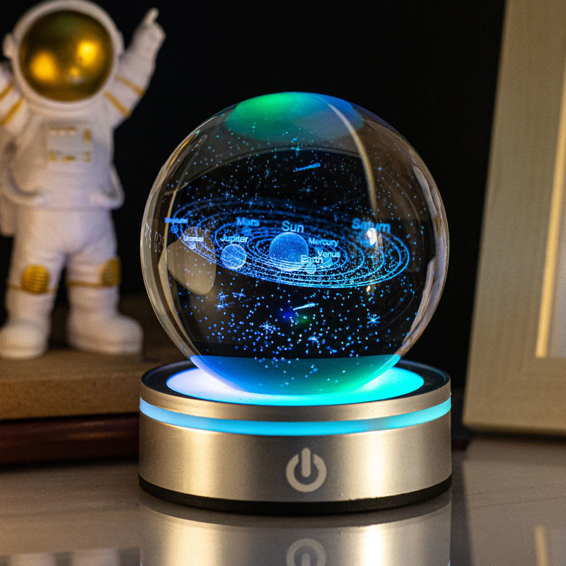 3D Luminous Crystal Ball Night Lamp - OSC