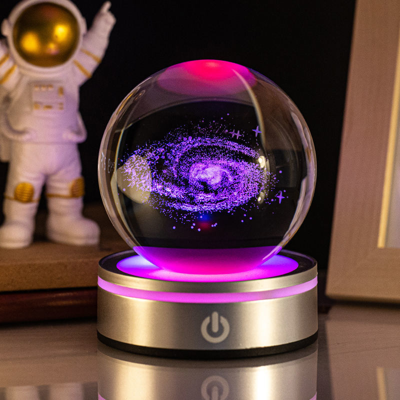 3D Luminous Crystal Ball Night Lamp - OSC