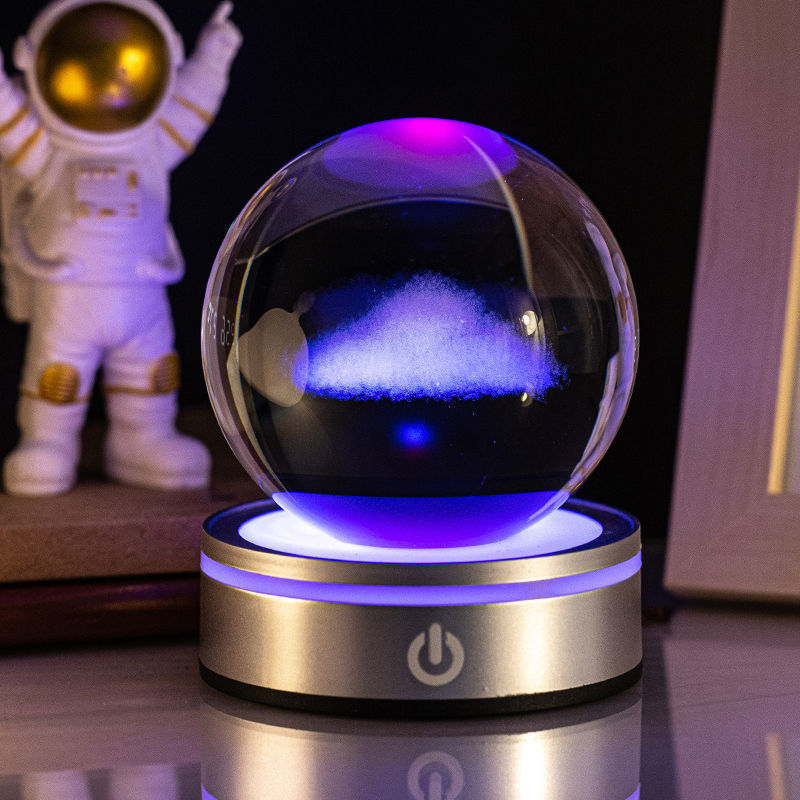 3D Luminous Crystal Ball Night Lamp - OSC